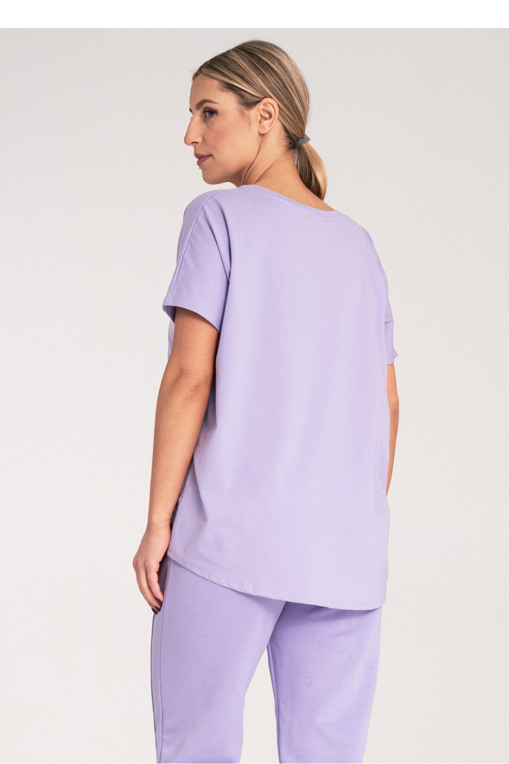 Figl Violet Short Sleeve T-Shirt - view 3
