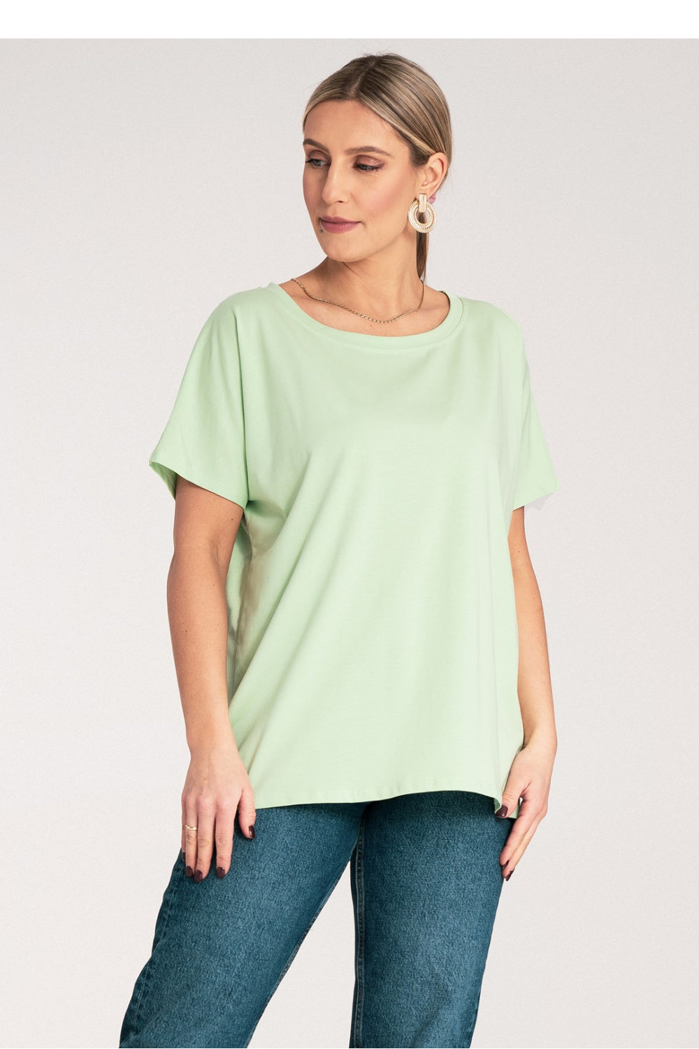 Figl Green Short Sleeve T-Shirt - view 2