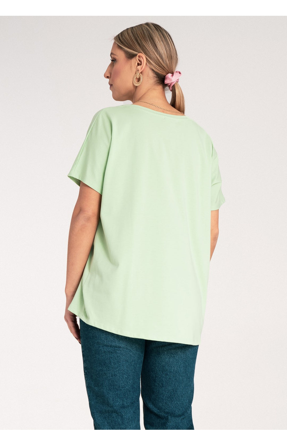 Figl Green Short Sleeve T-Shirt - view 3