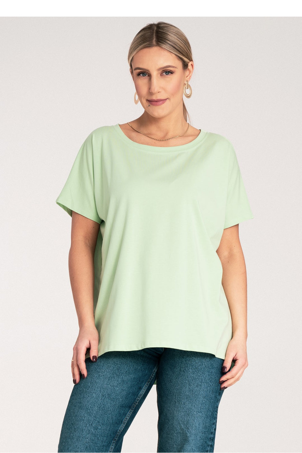 Figl Green Short Sleeve T-Shirt - view 4