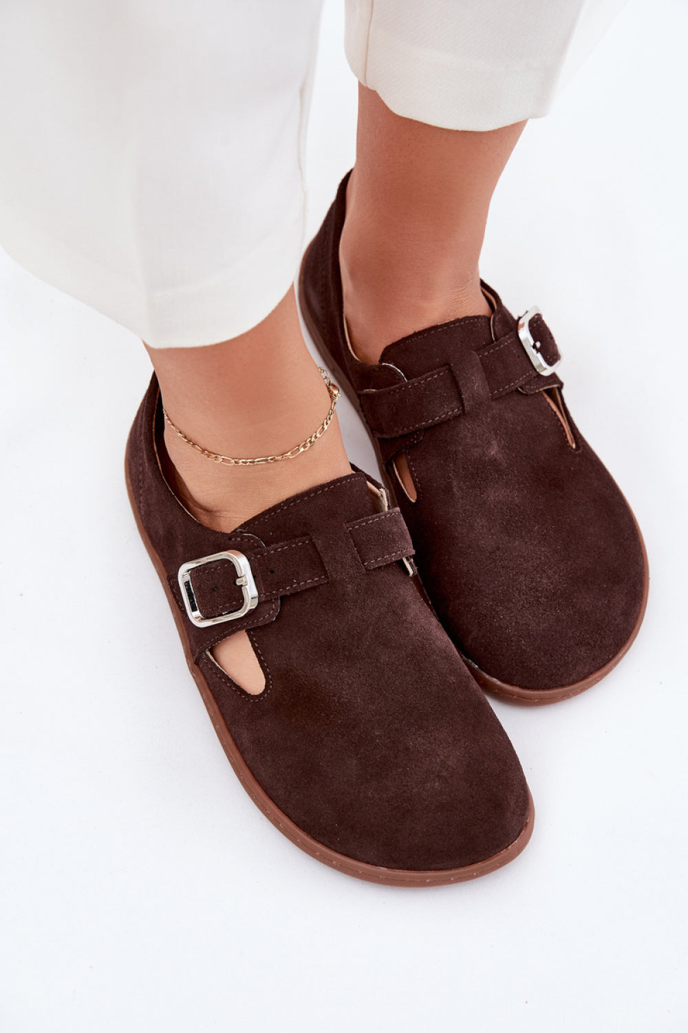 Step In Style Zazoo Chocolate Barefoot Shoes - view 3