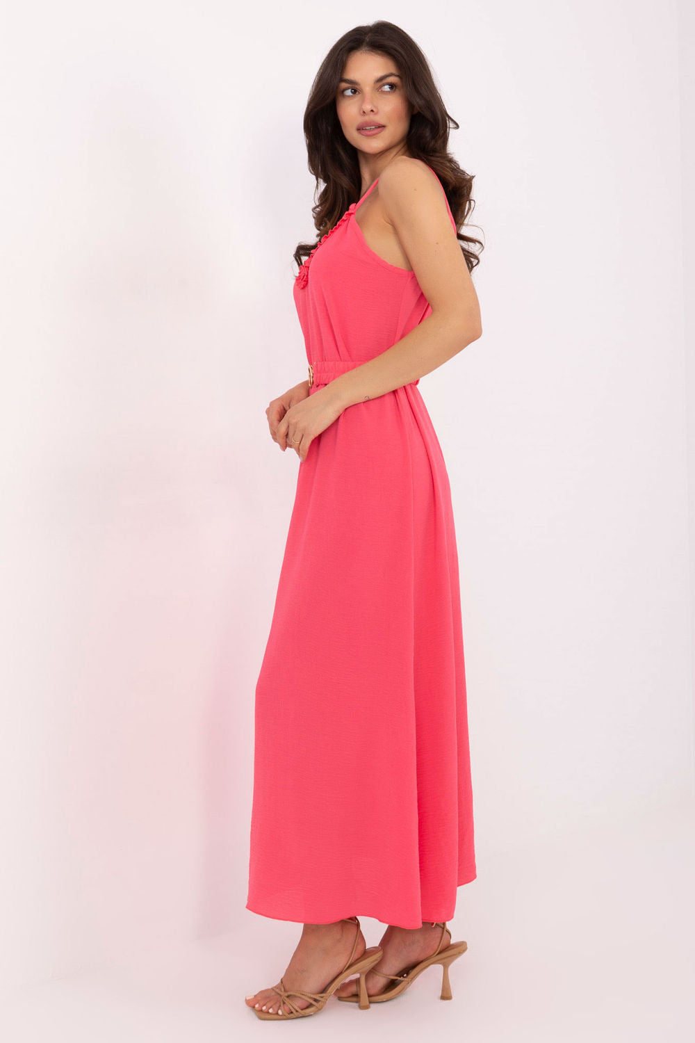 Och Bella Coral Maxi Flared Dress - view 2