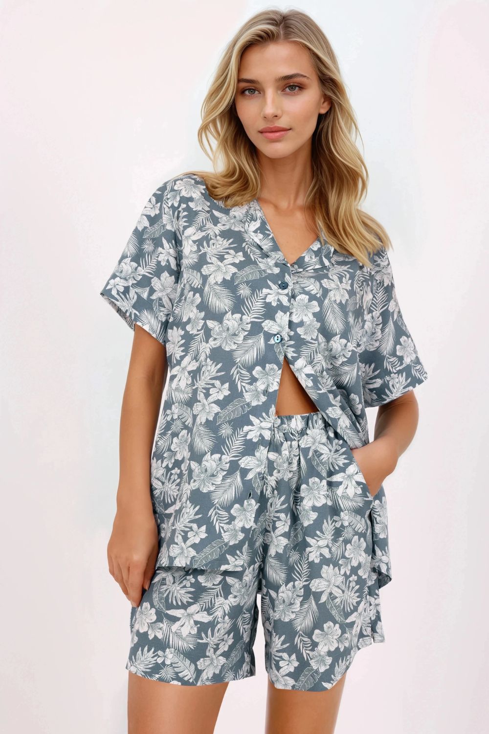 Momenti Per Me Stylish Embrace Green Pyjamas