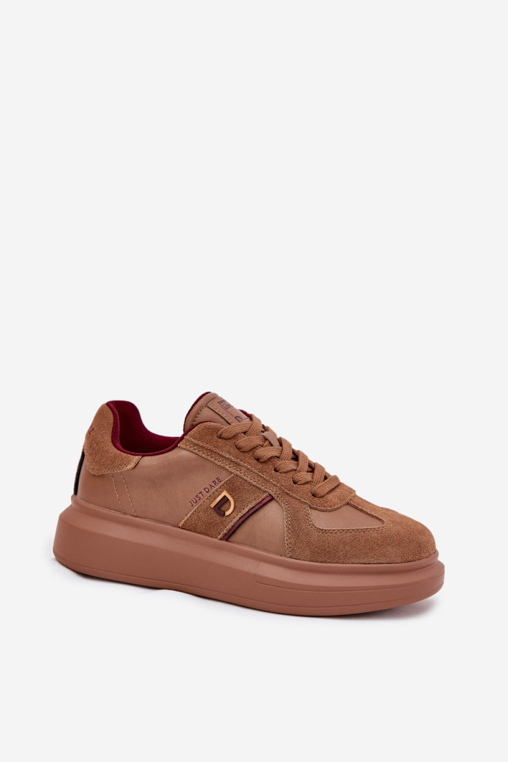 Step In Style Brown Leather Trainers - view 2