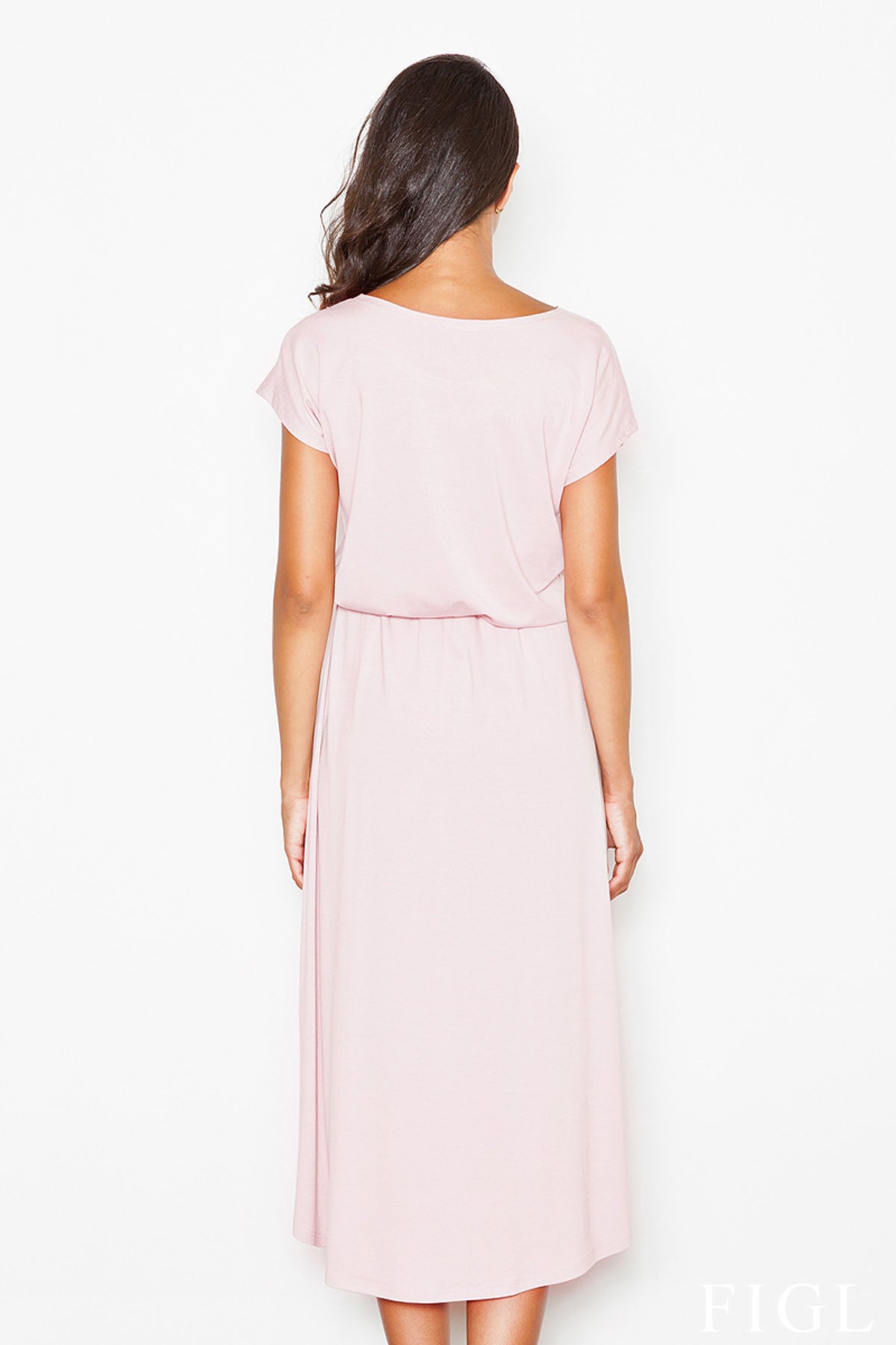 Figl Pink Boat Neck Dress - view 2