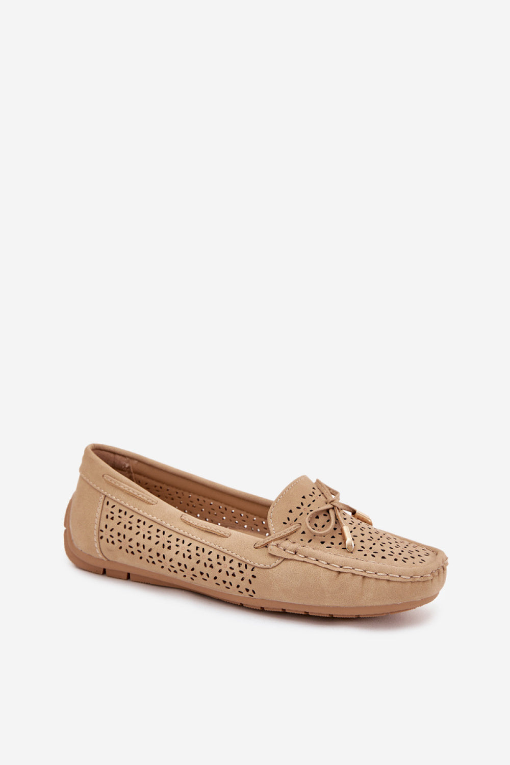 Step In Style Mirisa Khaki Lace Moccasins - view 2