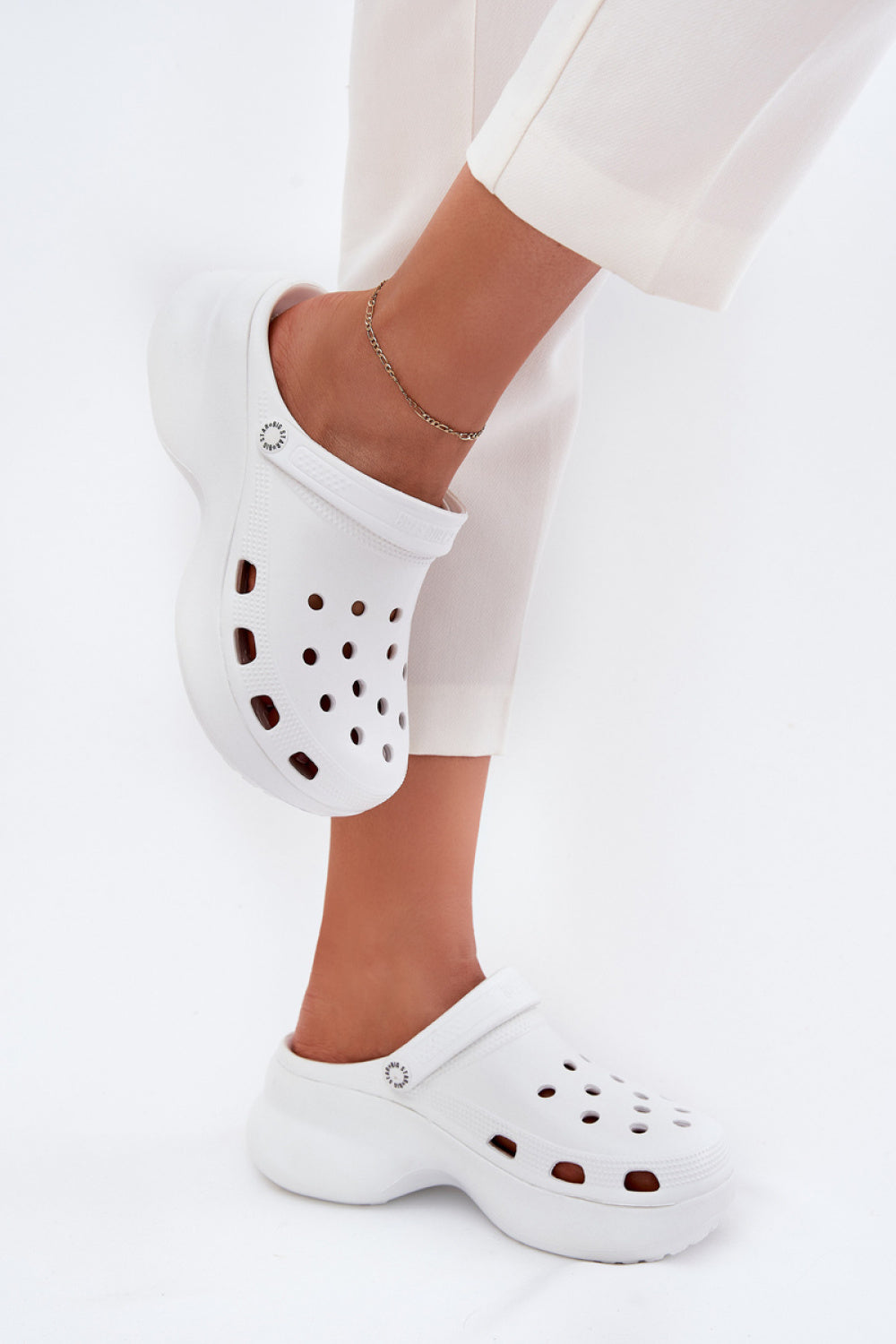 Step In Style White Flip Flops - view 3