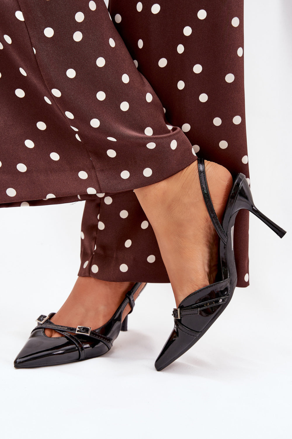 Step In Style Ravira Black Stiletto High Heels