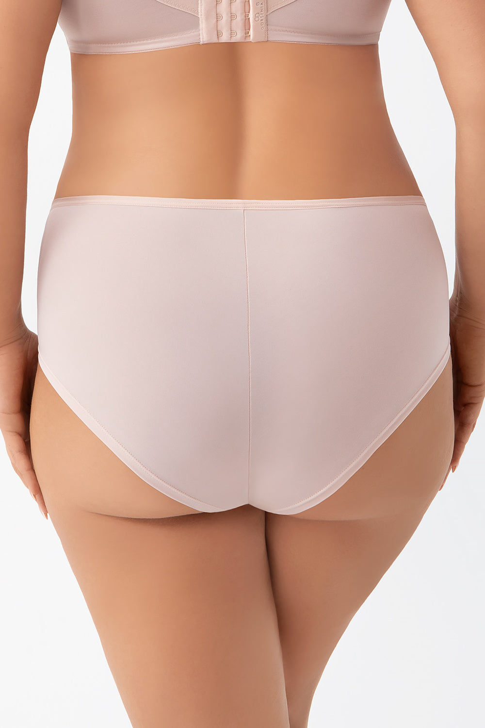 Gorsenia Lingerie Evia Beige Mesh High Waisted Knickers - view 3