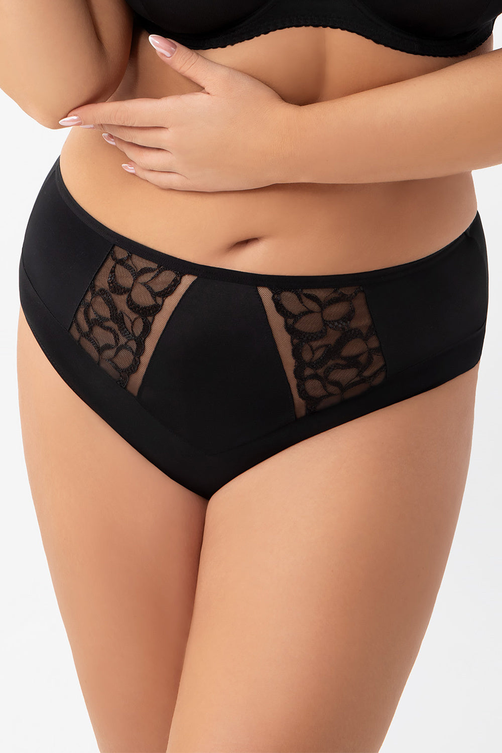 Gorsenia Lingerie Isla Black Knickers