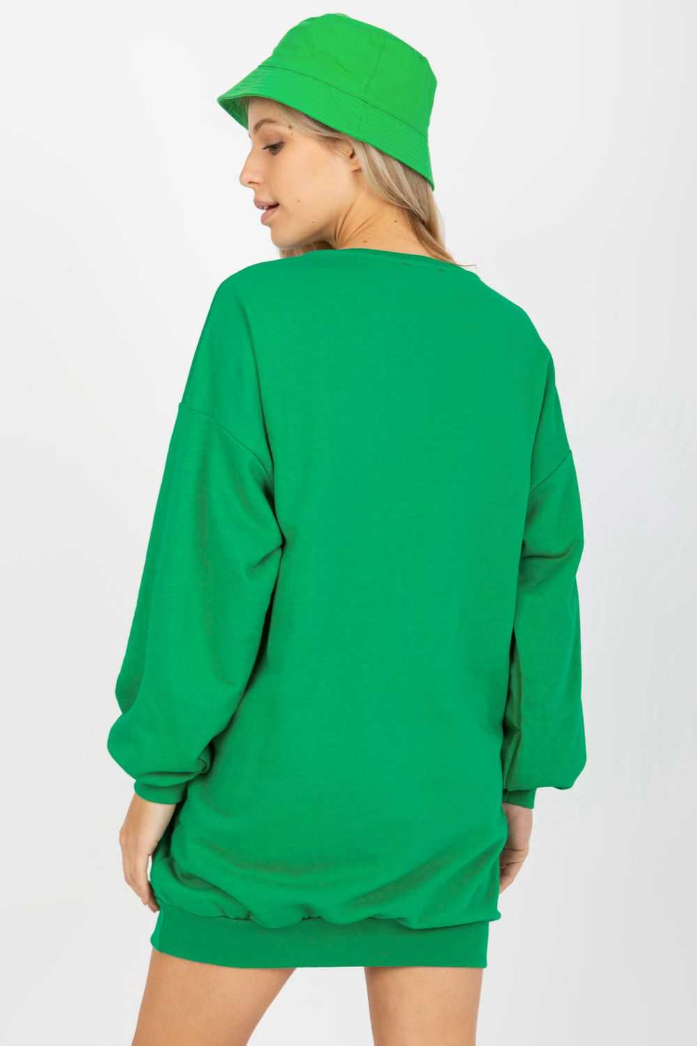 Ex Moda Green Long Sleeve Cotton Sweatshirt - view 3