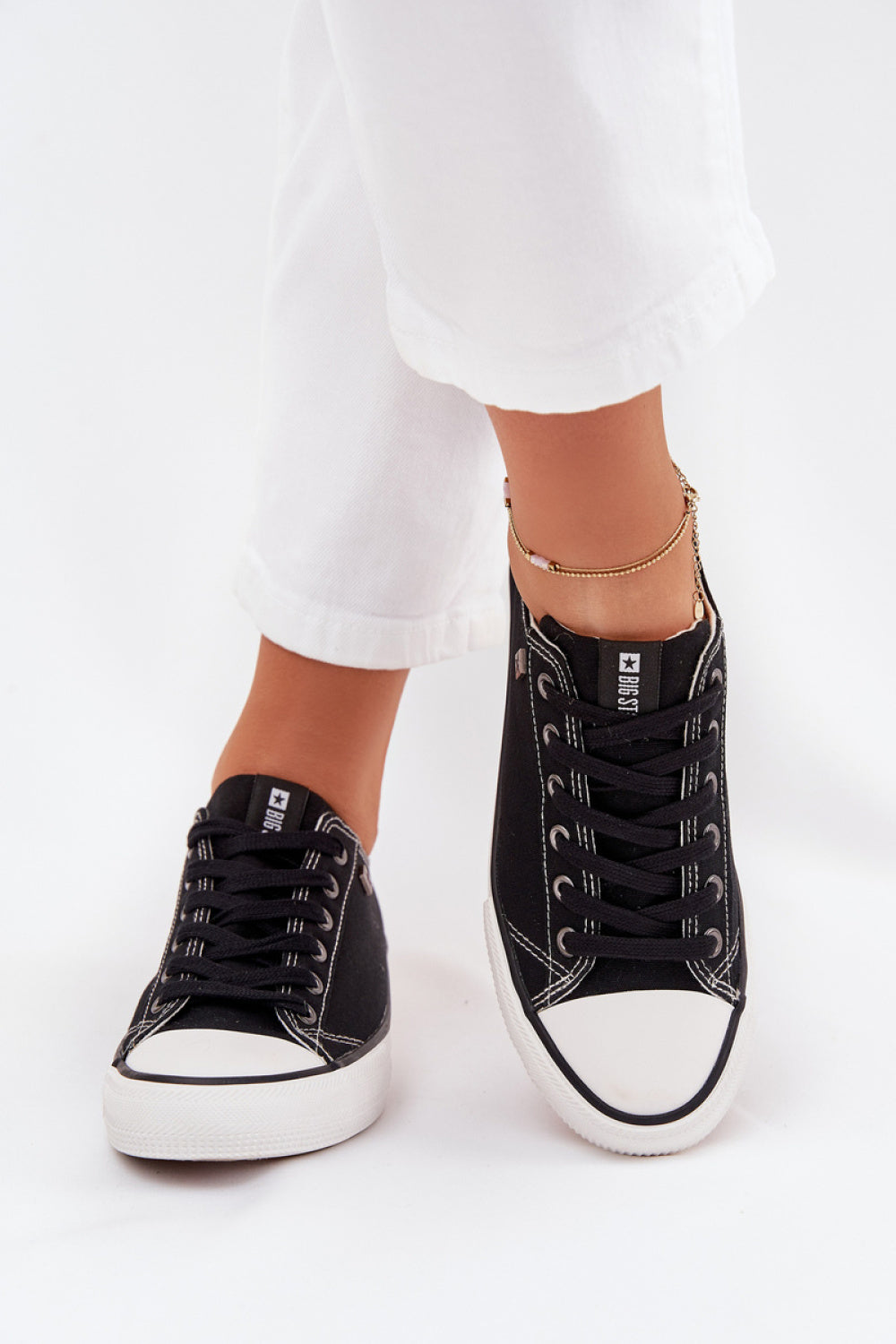 Step In Style Black Trainers - view 3