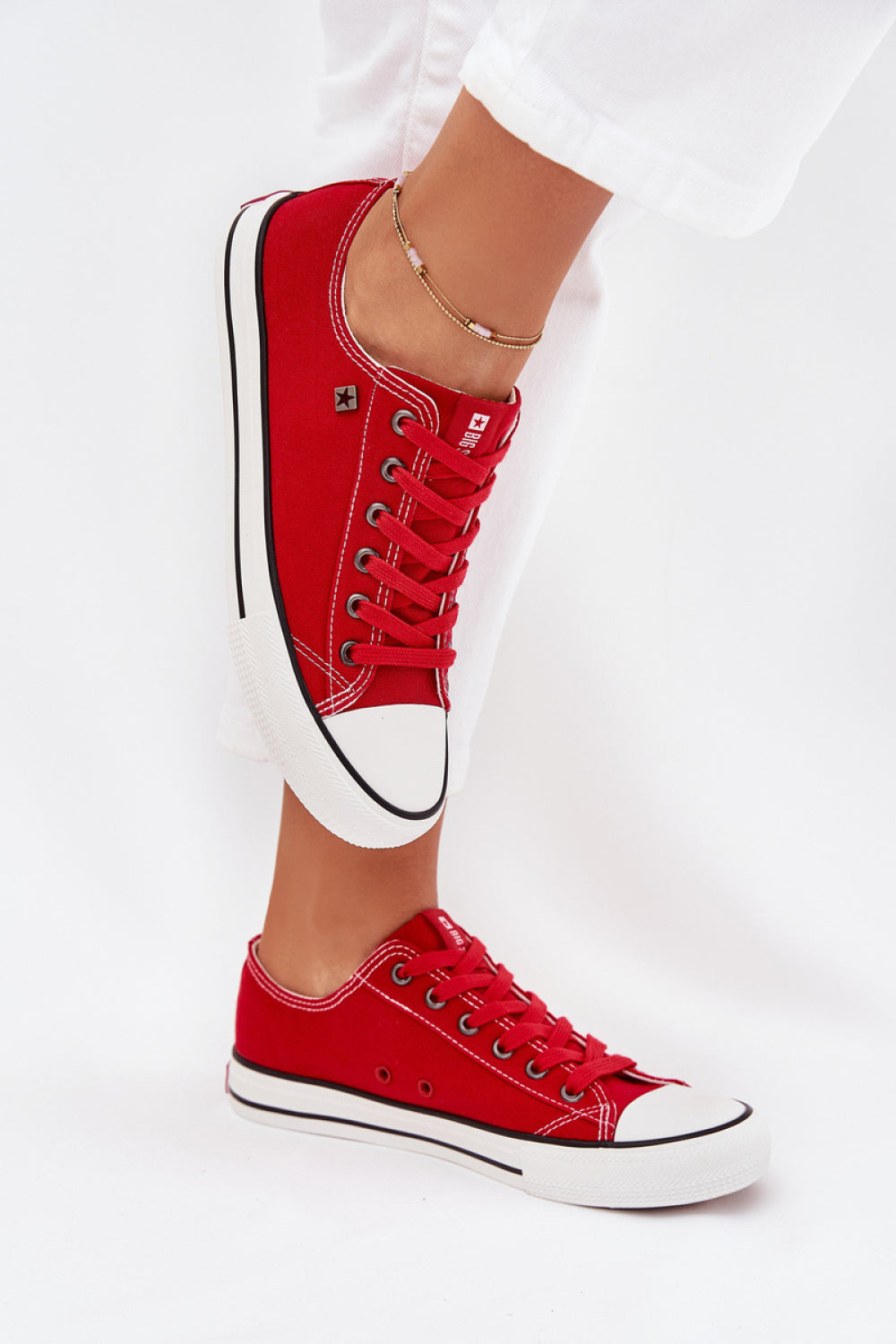Step In Style Red Trainers