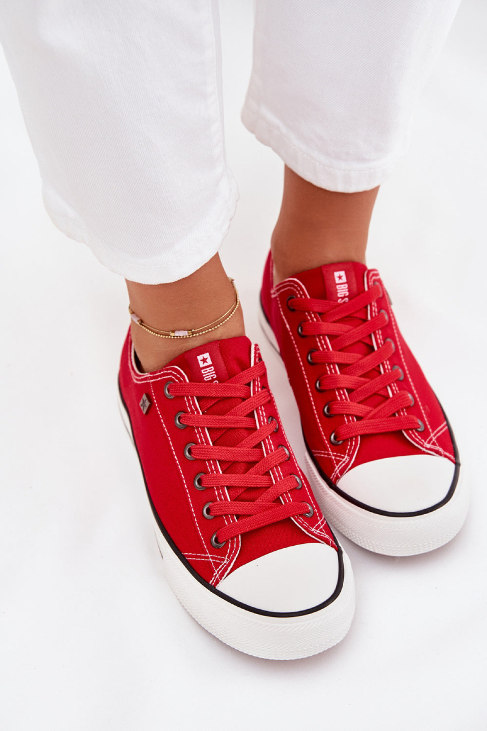 Step In Style Red Trainers - view 3