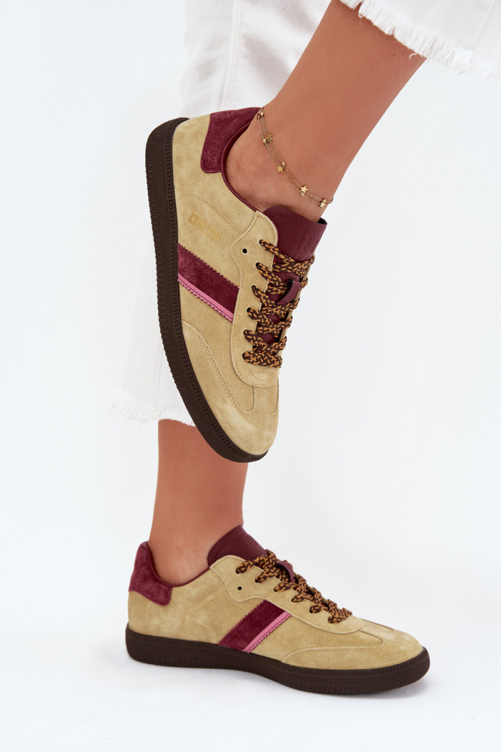 Step In Style Lime Suede Trainers - view 3