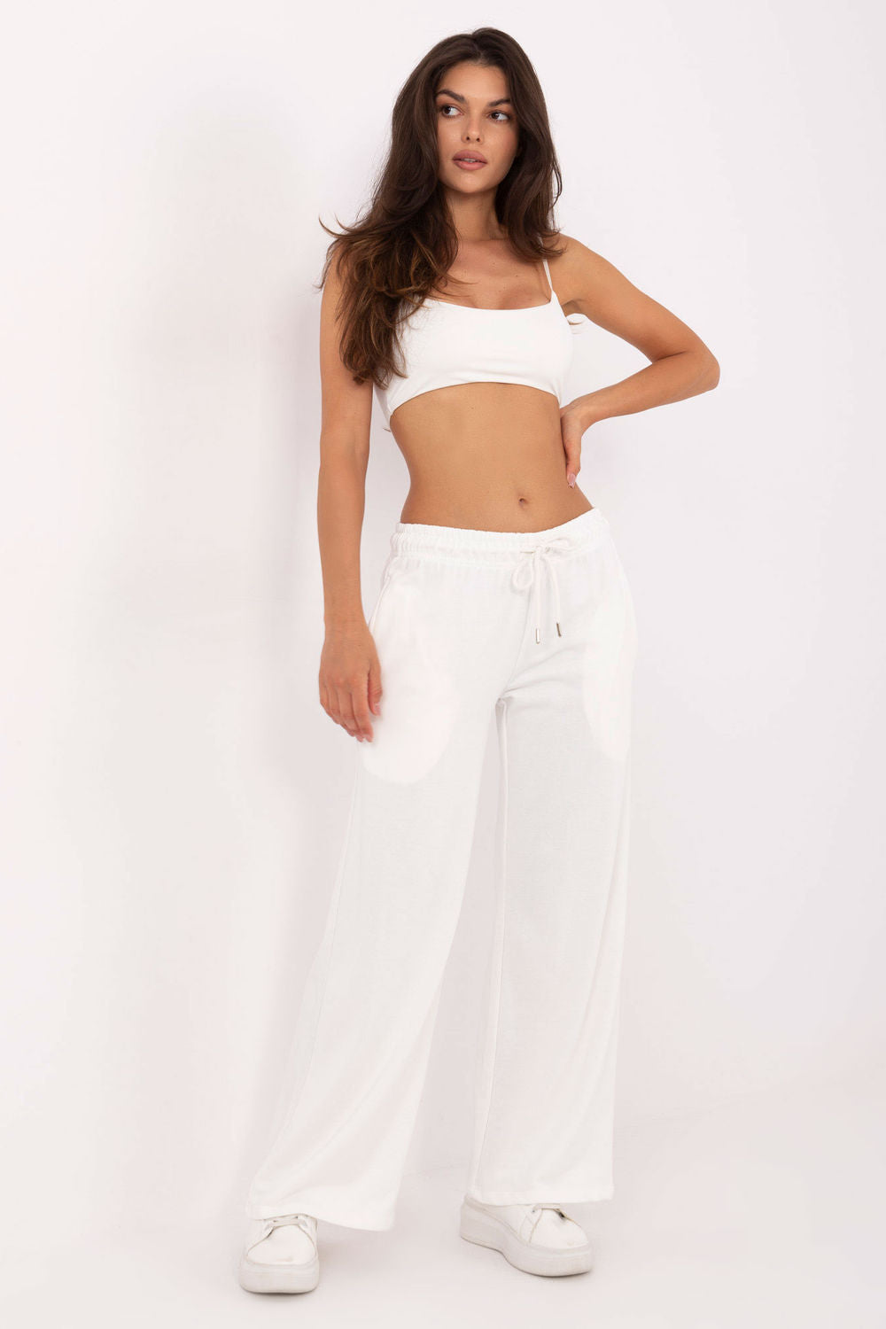 Relevance Ecru Cotton Joggers