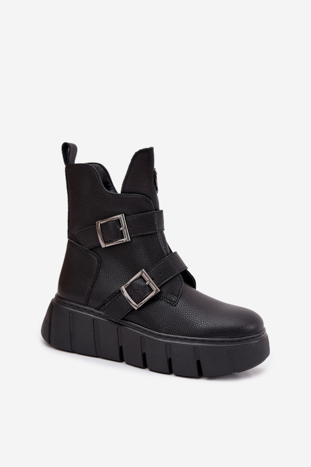 Step In Style Vinceza Black Warm Lined Platform Boots - view 2