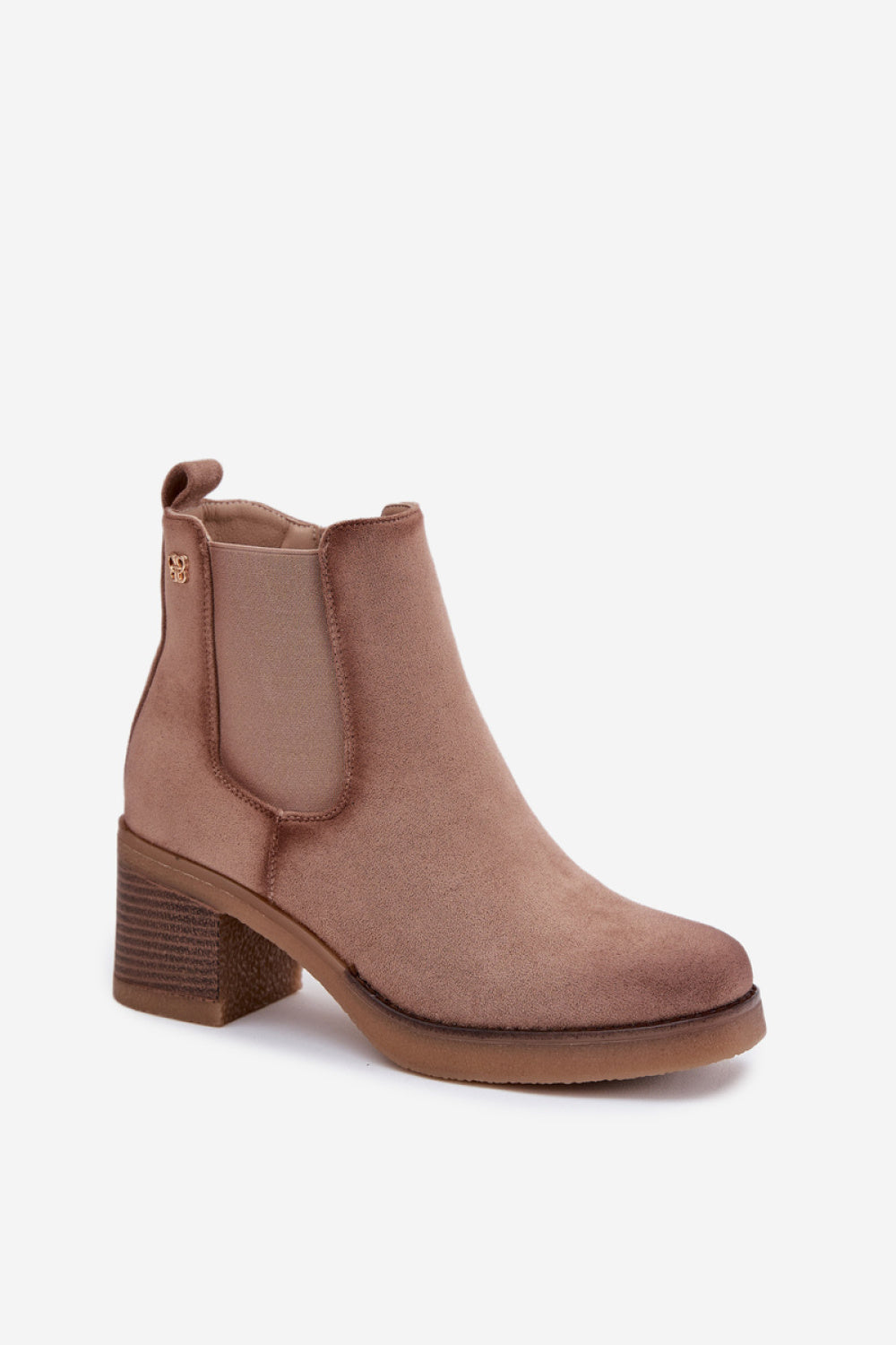 Step In Style Zelia Beige Faux Suede Jodhpur Boots - view 2