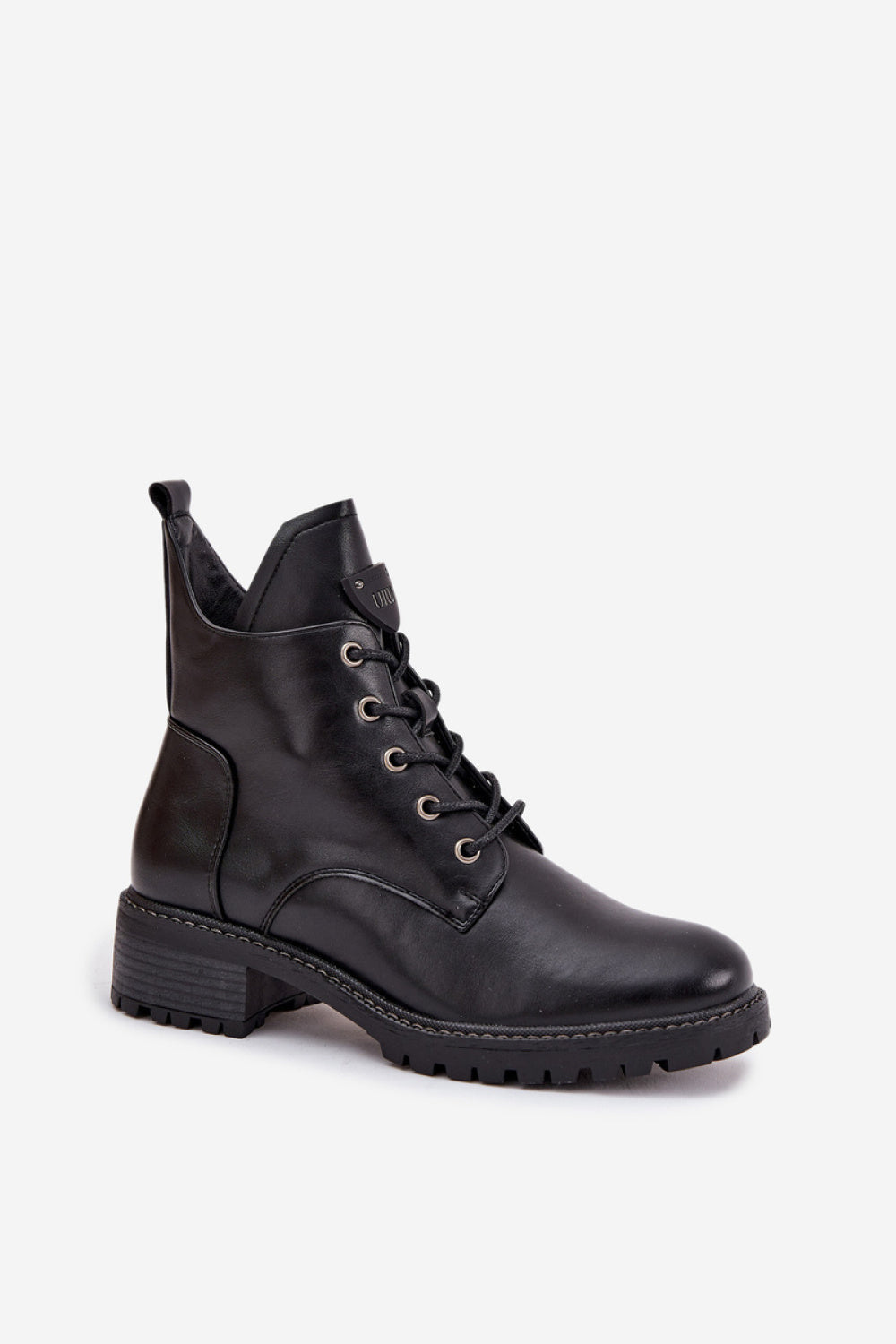 Step In Style Vinceza Black Block Heel Warm Lined Boots - view 2