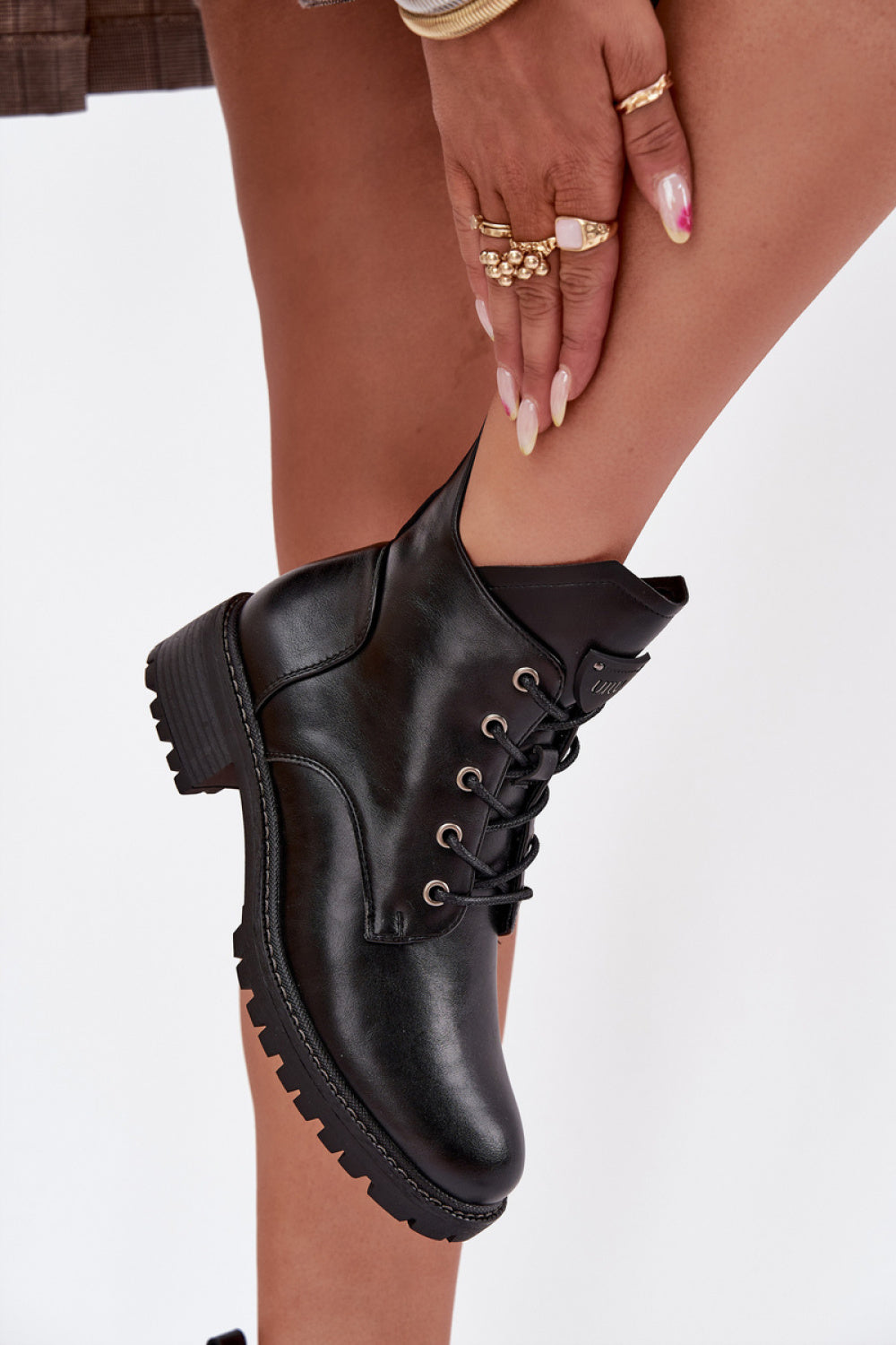 Step In Style Vinceza Black Block Heel Warm Lined Boots - view 3