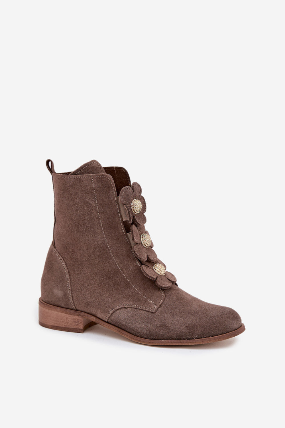 Step In Style Zazoo Dark Beige Suede Boots - view 2