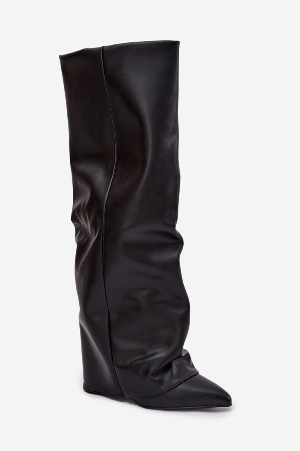 Step In Style Elivira Black Block Heel Warm Lined Heeled Ankle Boots - view 2