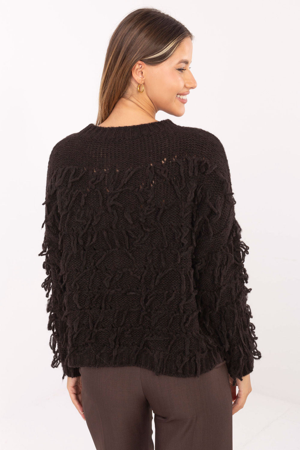Rue Paris Dark Brown Jumper - view 3