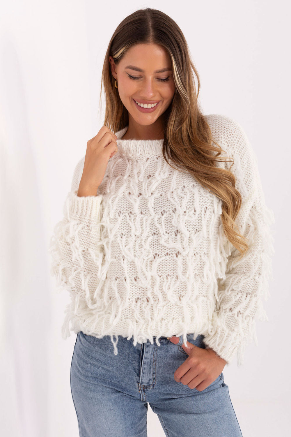 Rue Paris Ecru Jumper