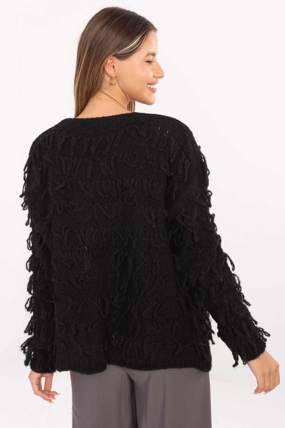 Rue Paris Black Cardigan - view 3