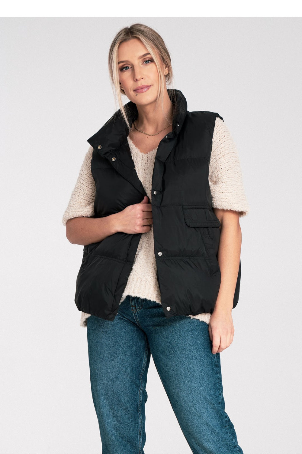 Figl Black Gilet - view 4