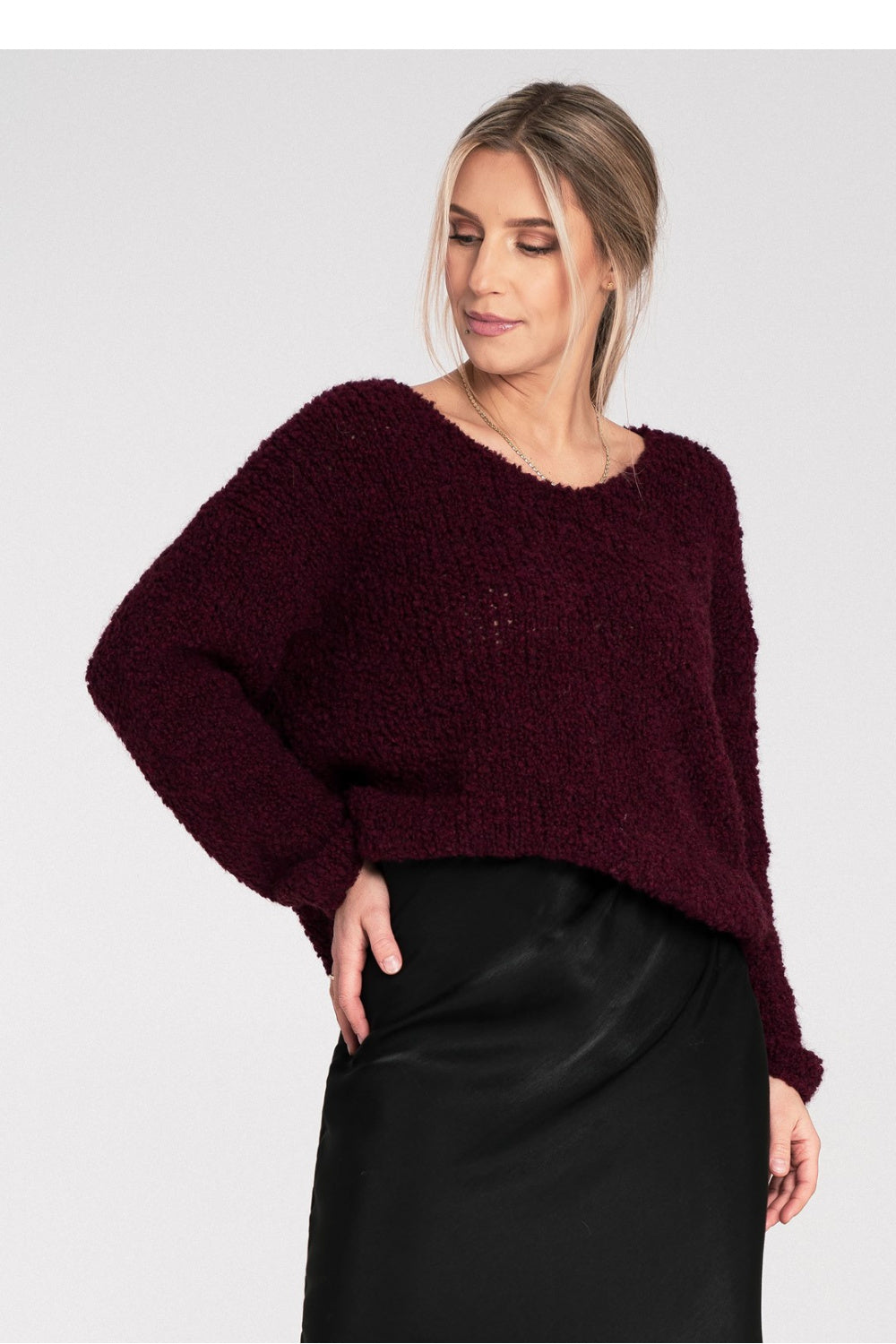 Figl Burgundy Jumper - view 4