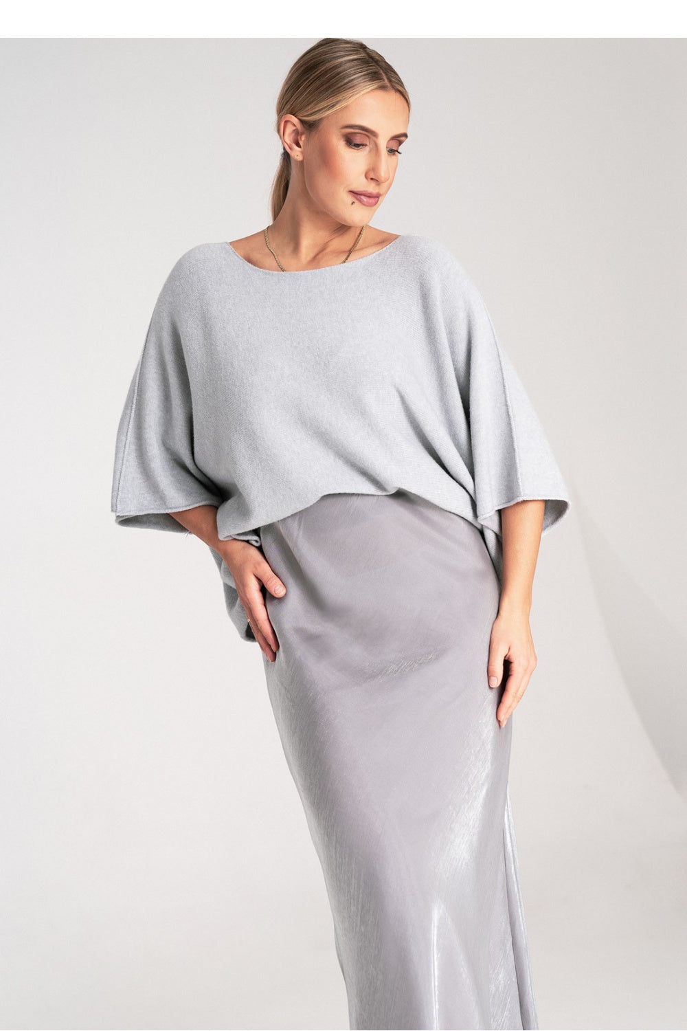 Figl Grey Batwing Top - view 4