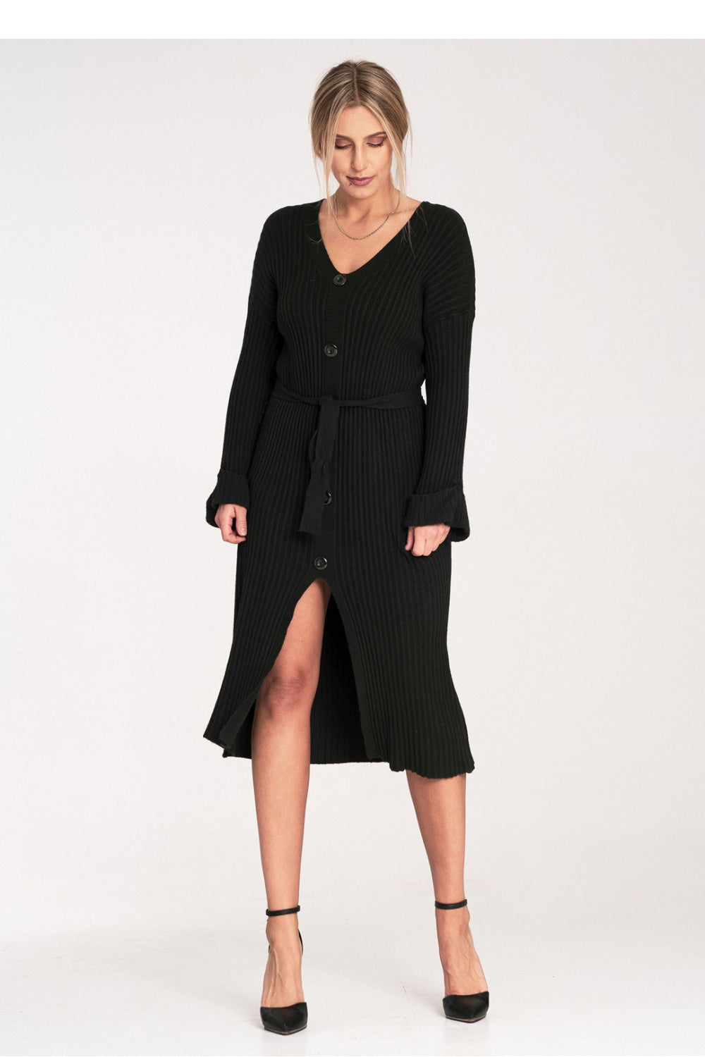 Figl Black Viscose Dress