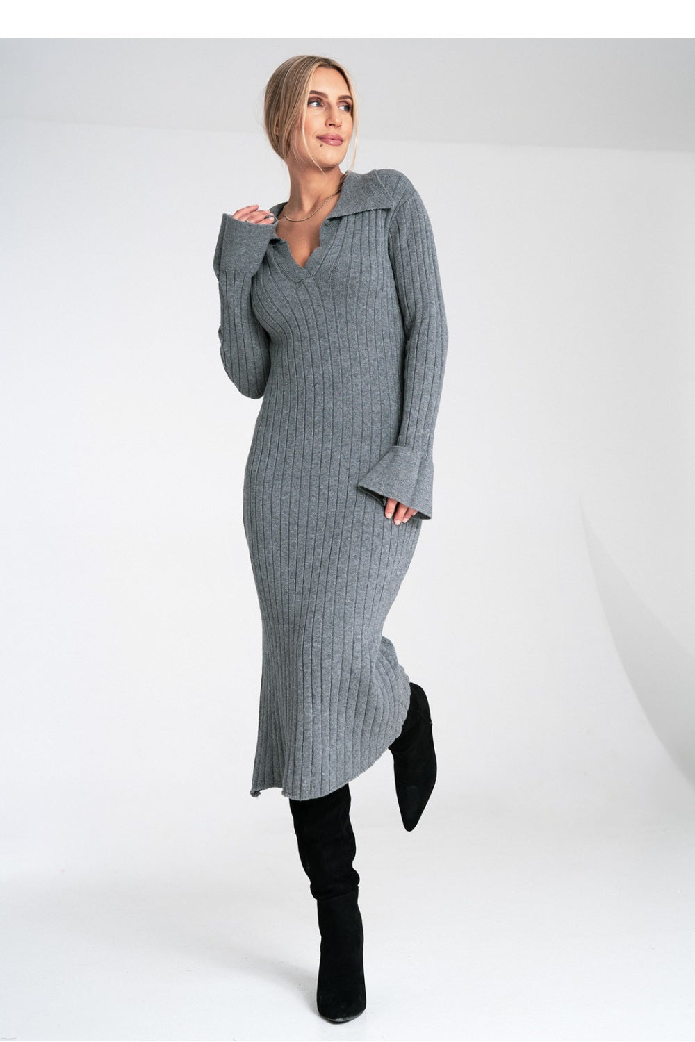 Figl Grey Dress - view 2