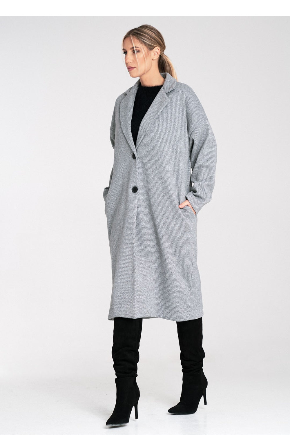 Figl Grey Coat - view 4