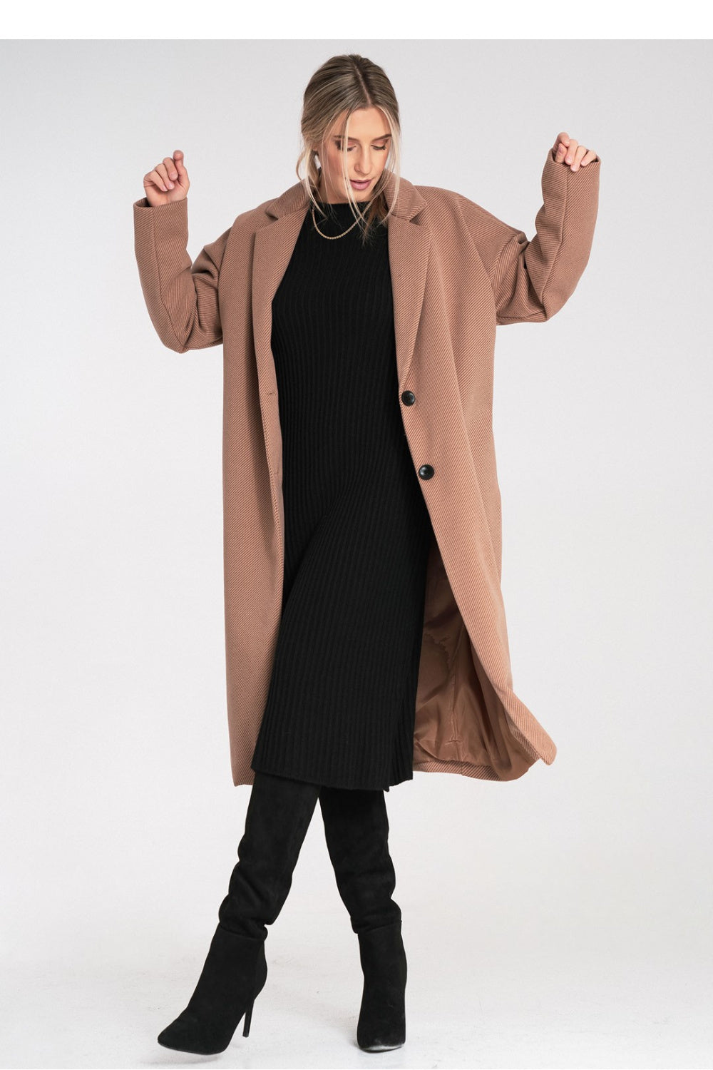 Figl Beige Coat - view 4