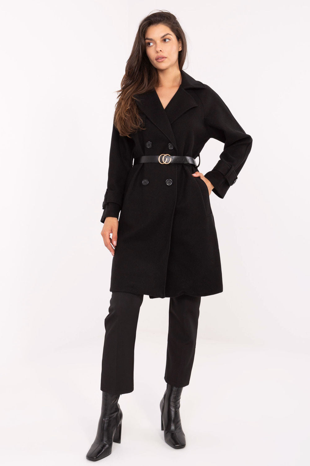 Rue Paris Black Coat