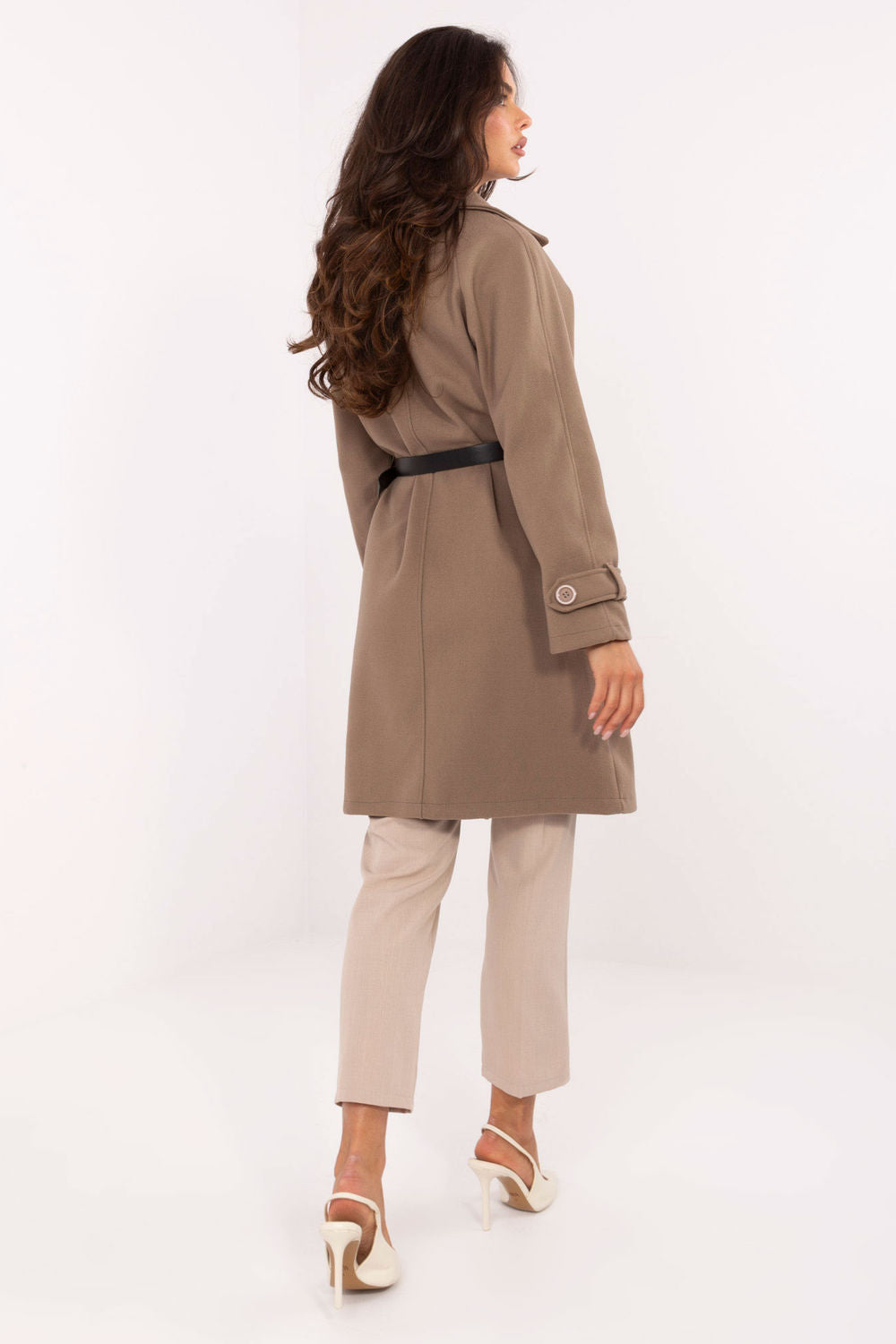 Rue Paris Dark Beige Coat - view 3