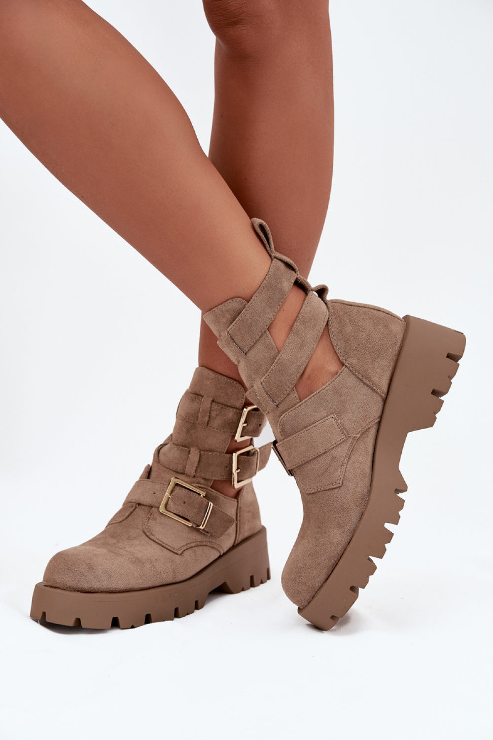 Step In Style Helisse Beige Suede Boots - view 3