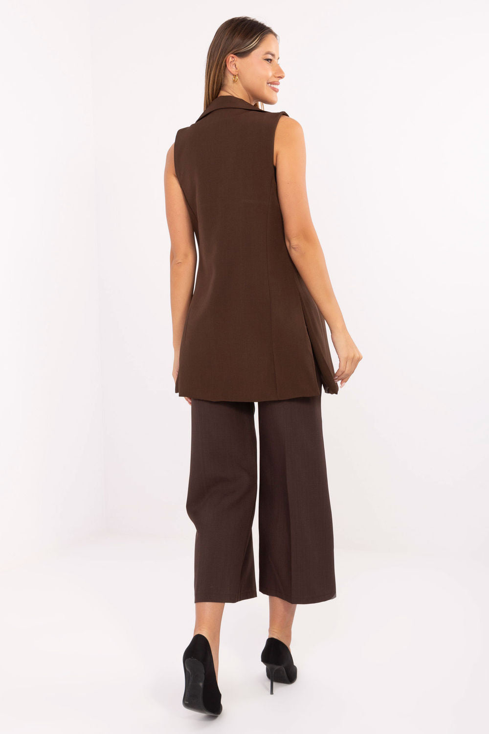 Rue Paris Brown Gilet - view 3