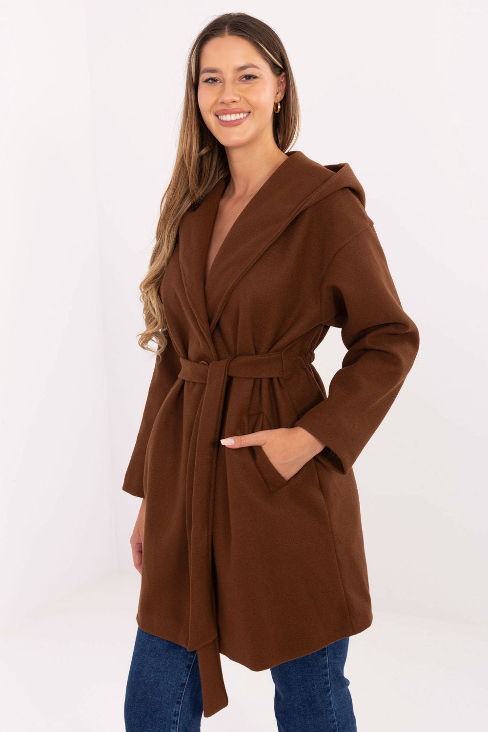 Rue Paris Brown Coat - view 2