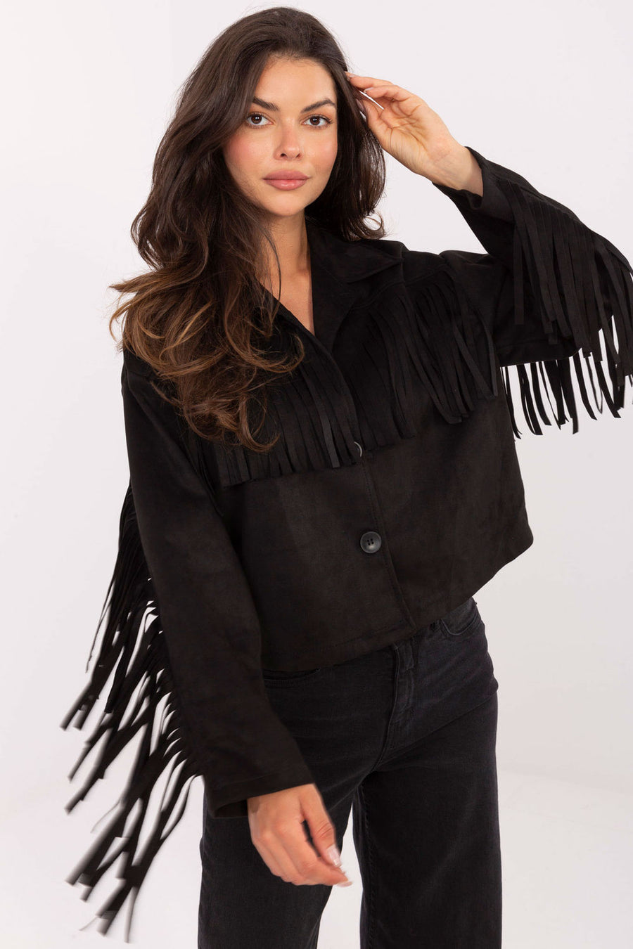 Factory Price Black Long Sleeve Jacket