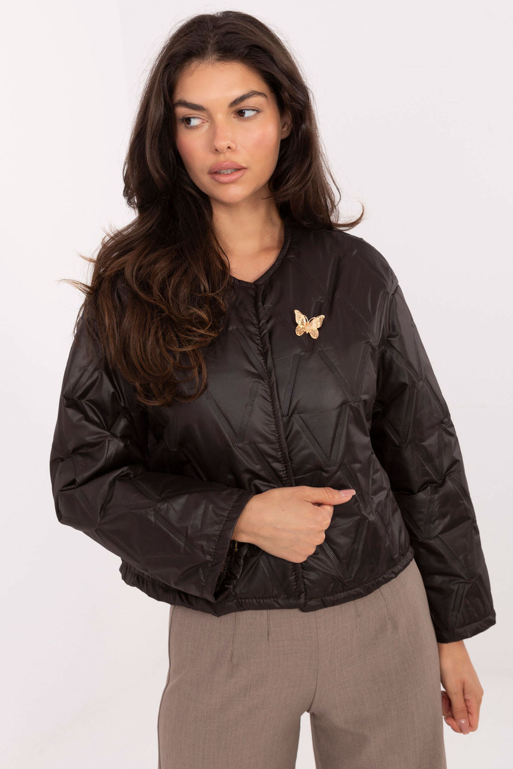 Rue Paris Dark Brown Jacket