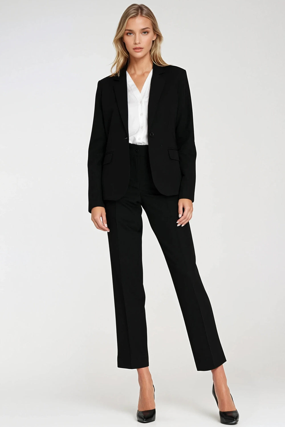 Nife Black Bodycon Long Sleeve Jacket - view 2