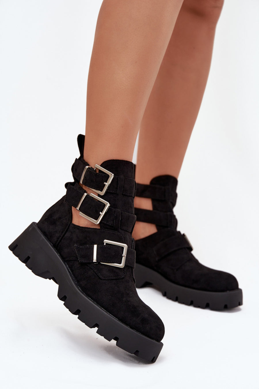 Step In Style Helisse Black Suede Boots