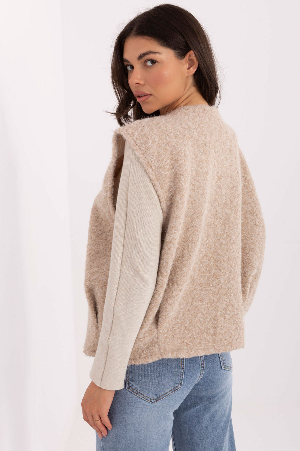 Rue Paris Light Beige Gilet - view 3