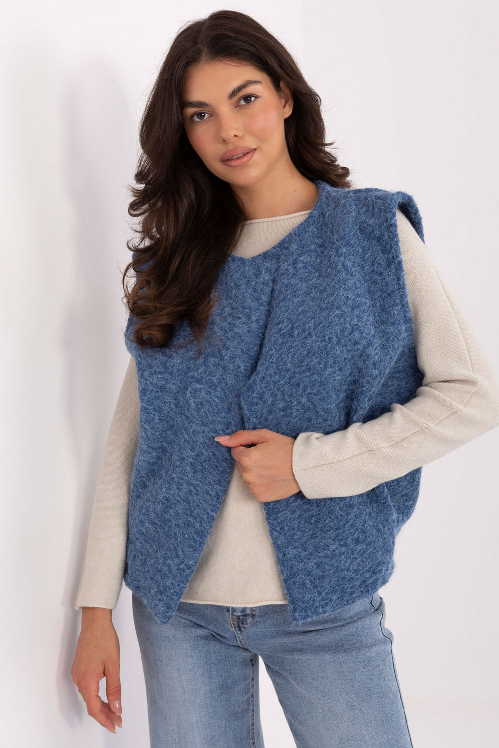 Rue Paris Blue Gilet