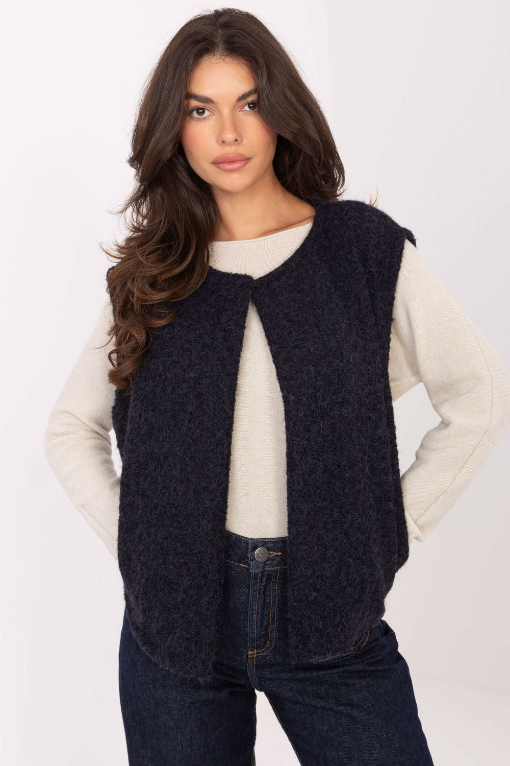 Rue Paris Navy Gilet