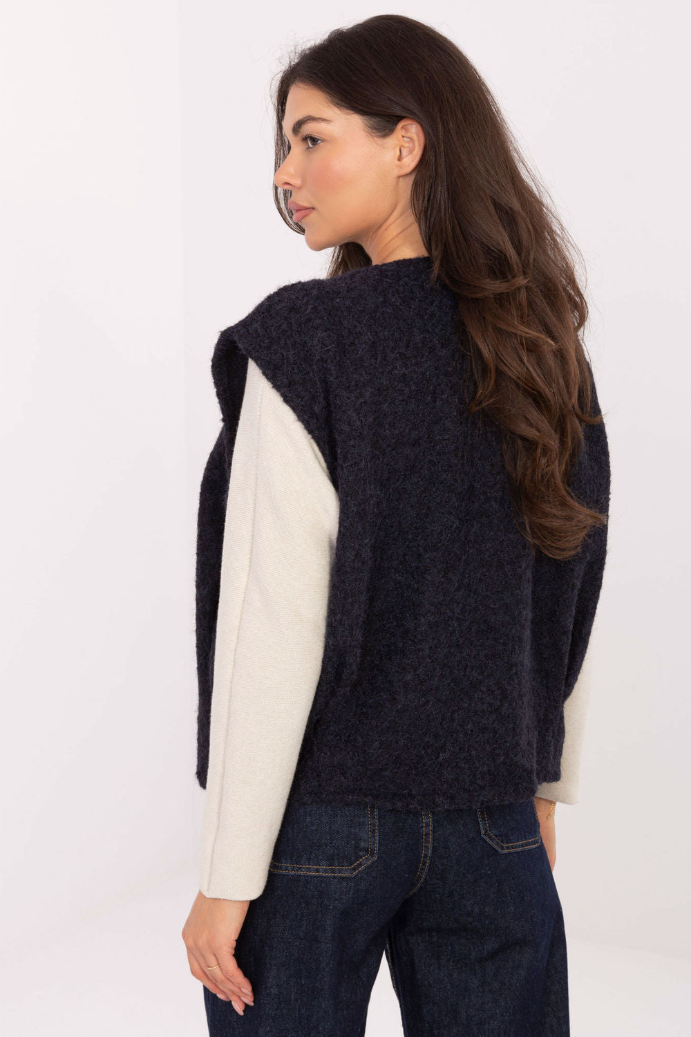 Rue Paris Navy Gilet - view 3