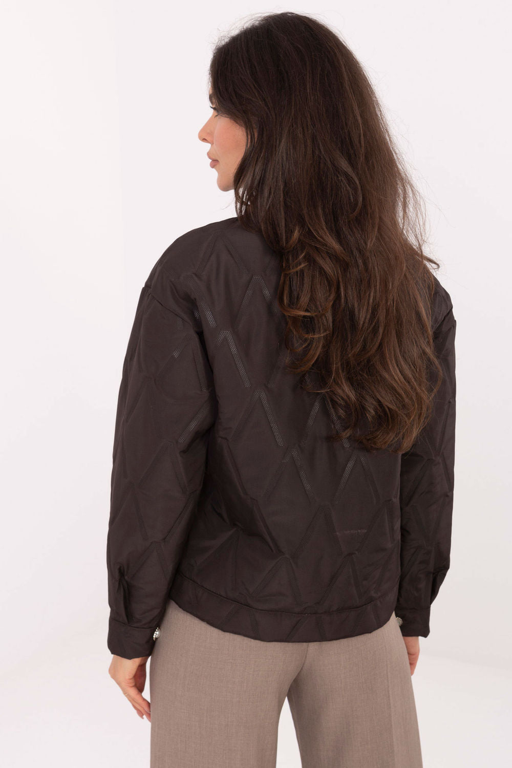 Rue Paris Dark Brown Long Sleeve Jacket - view 3